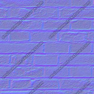 seamless wall bricks normal 0006